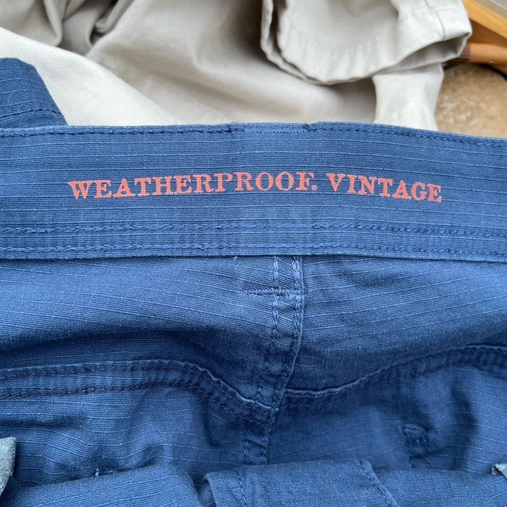 Weatherproof Blue Cargo Men's Shorts